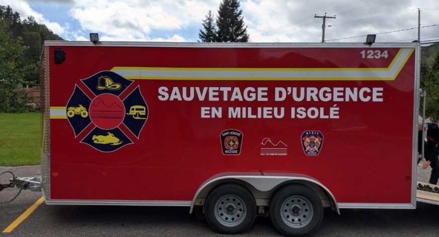 Remorque sauvetage d'urgence en milieu isolé